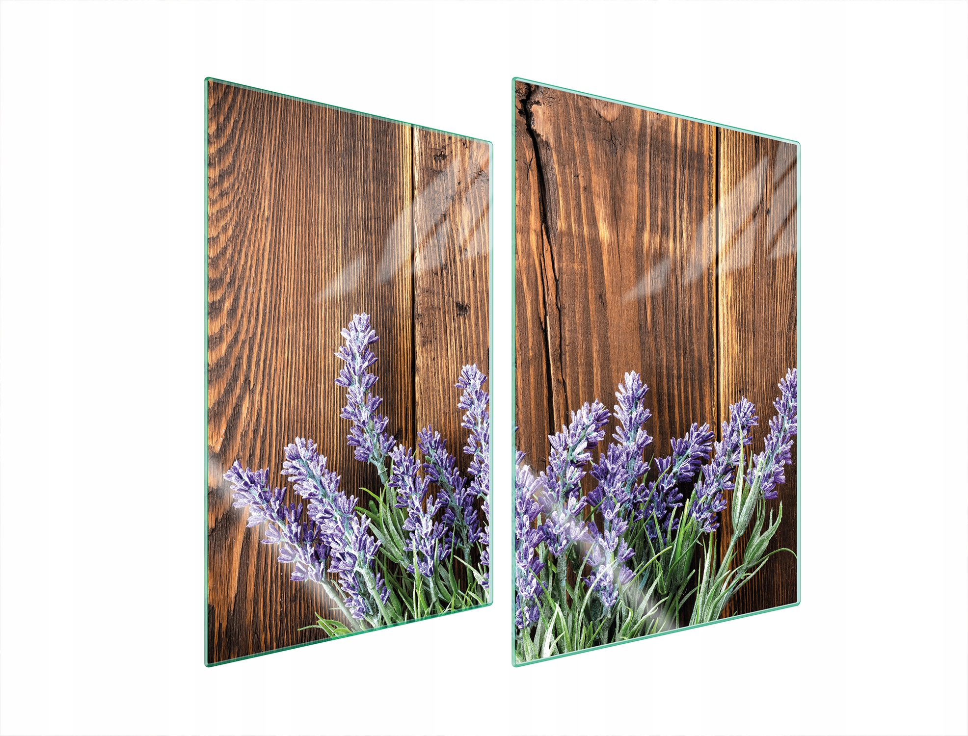 Skleněná Ochranná Deska Do Kuchyně 2x35x52 Levandule Tvrzené Sklo