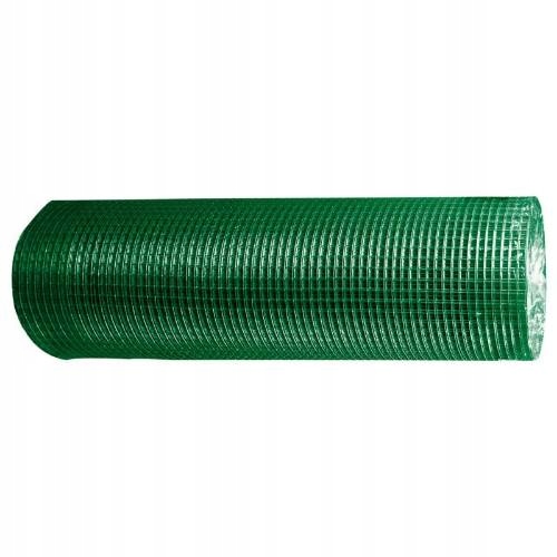 Siatka ogrodzeniowa Garden Pvc 1000/25x25/2,5 mm, zielona, oczka kwadratowe, rolka 25 m