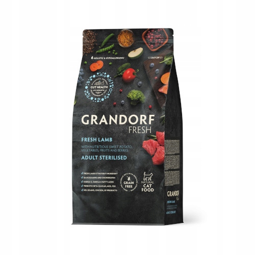 Grandorf Cat Fresh Adult Sterilized Lamb 2kg