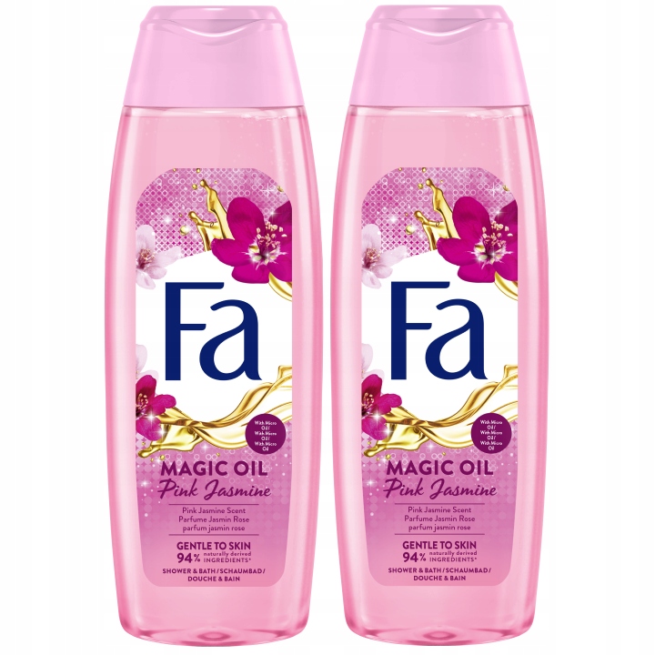 Fa Magic Oil Pink Jasmine żel pod prysznic 2x750ml-Zdjęcie-0