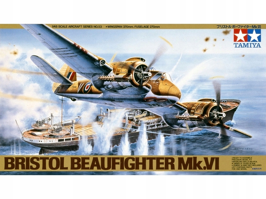 Tamiya 61053 Bristol Beaufighter Mk.6 Letadlo Měřítko 1/48