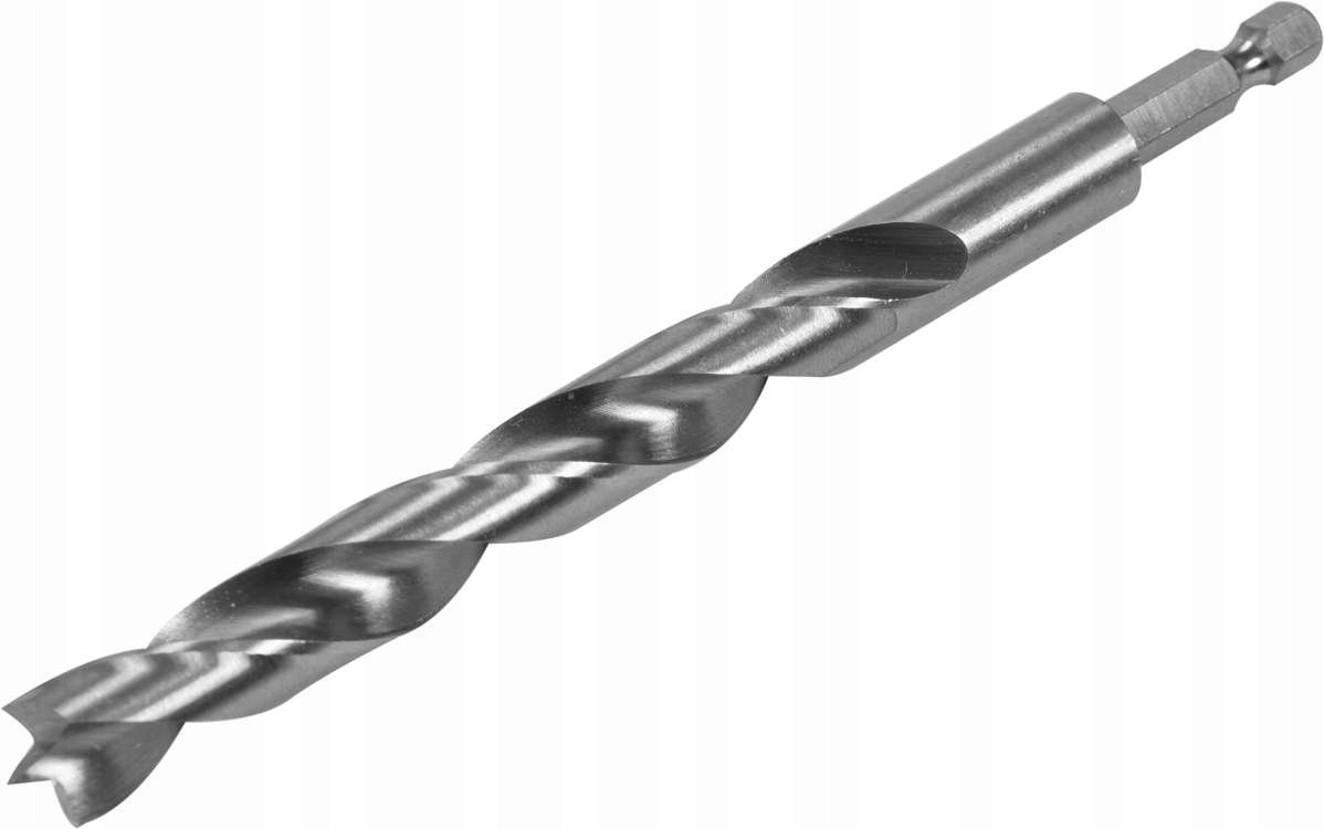 WIERTŁO DO DREWNA SKLEJKI HEX 1/4 SPIRALNE 12mm