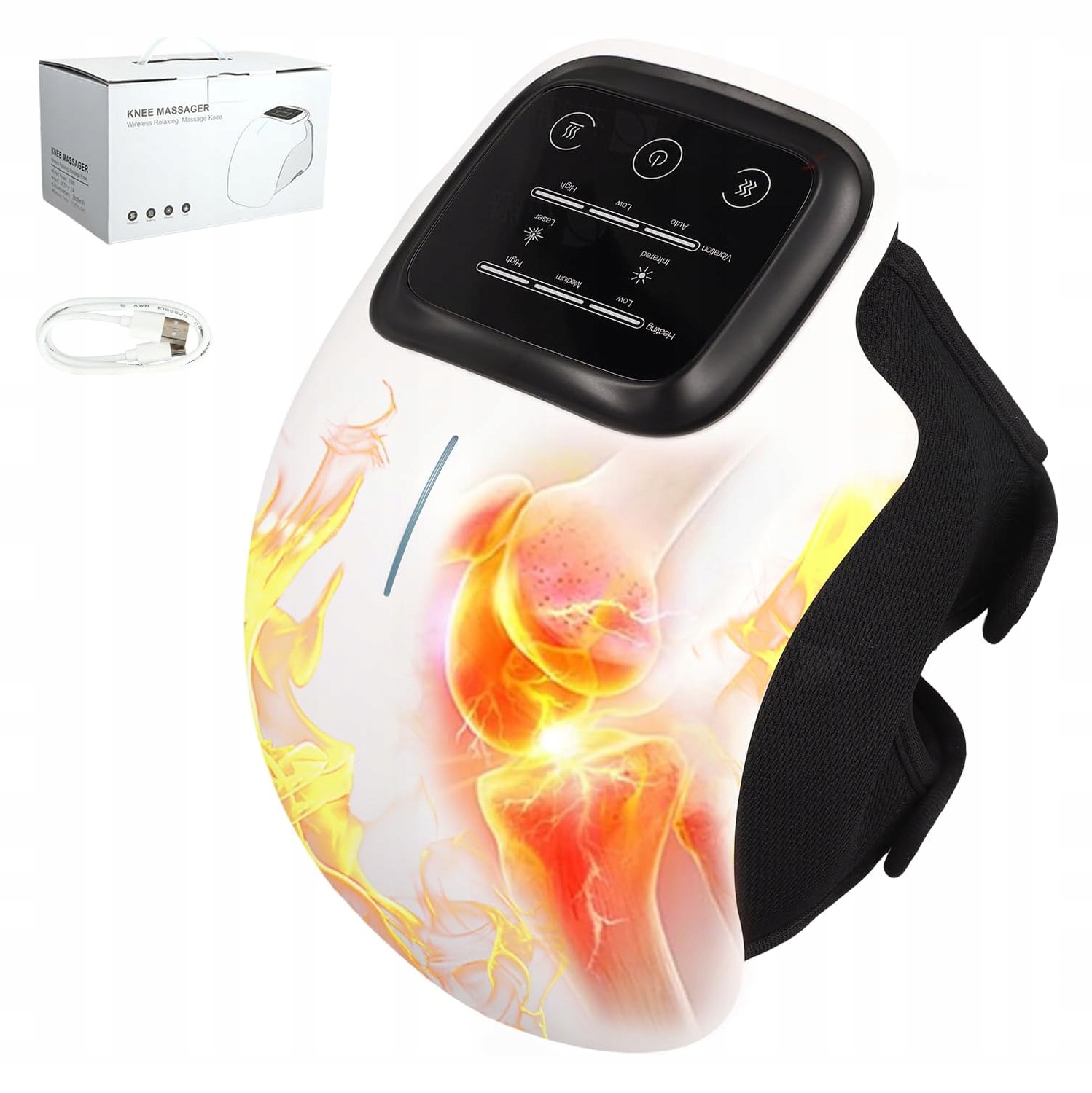 Masażer Rehabilitacyjny Kolana Łokcia Barku Ulgę w bólu kolana