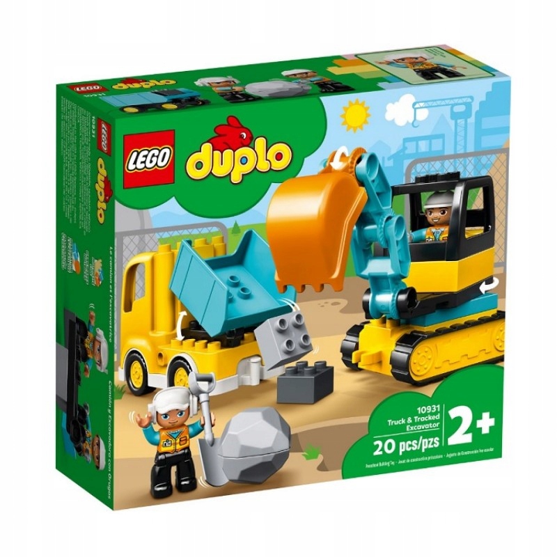 

10931 Lego Duplo Ciężarówka I Koparka Gąsienicowa