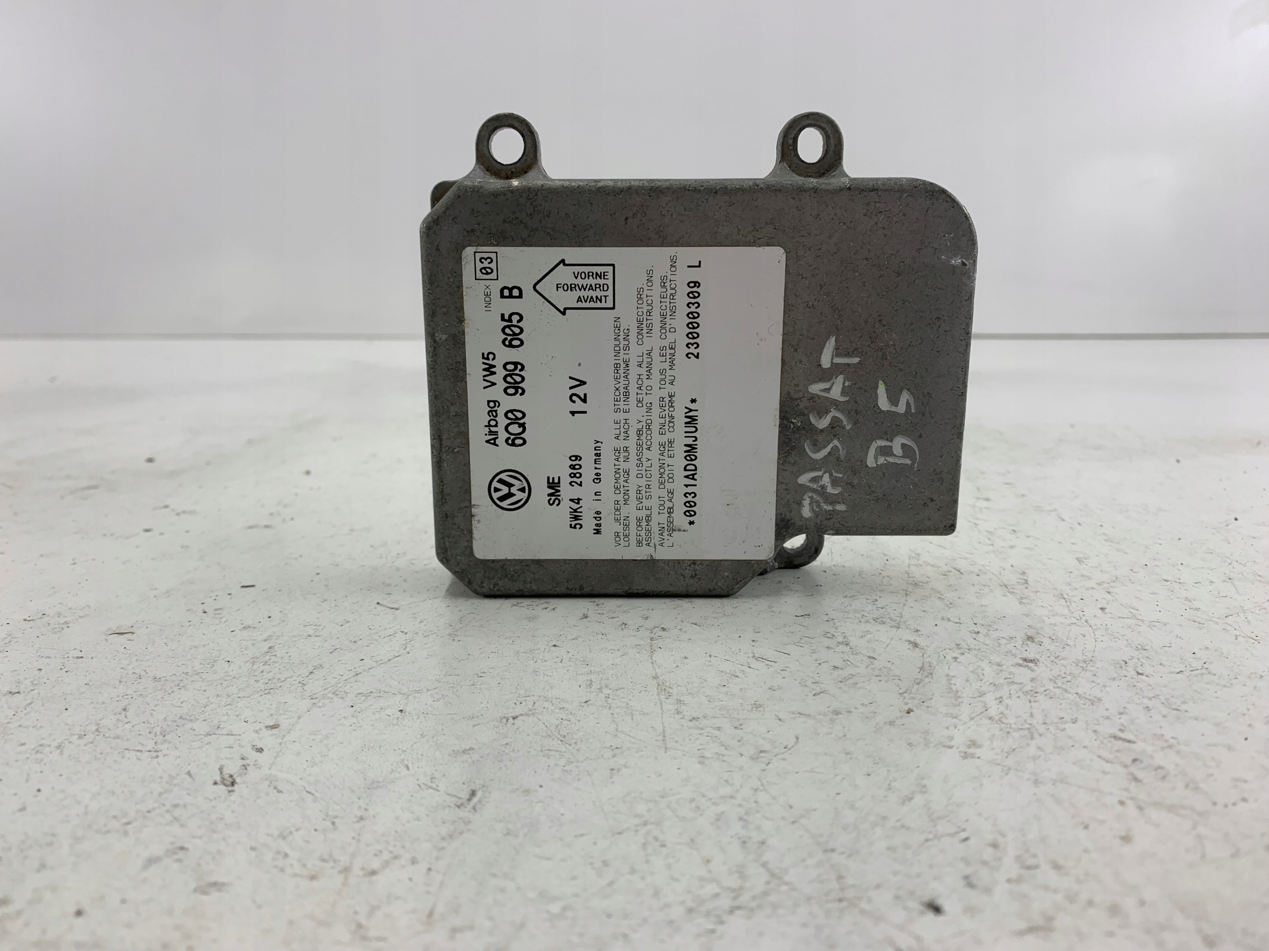VW PASSAT B5 module SENSOR airbag 6Q0909605B