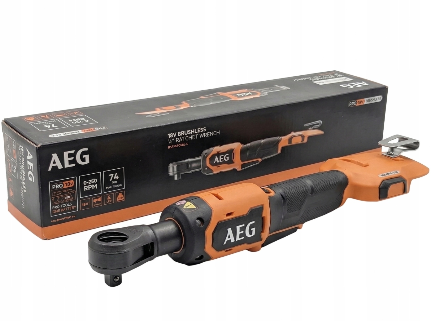 Akumulátorová račňa 3/8 74 Nm Bss 18R38BL 18V Aeg
