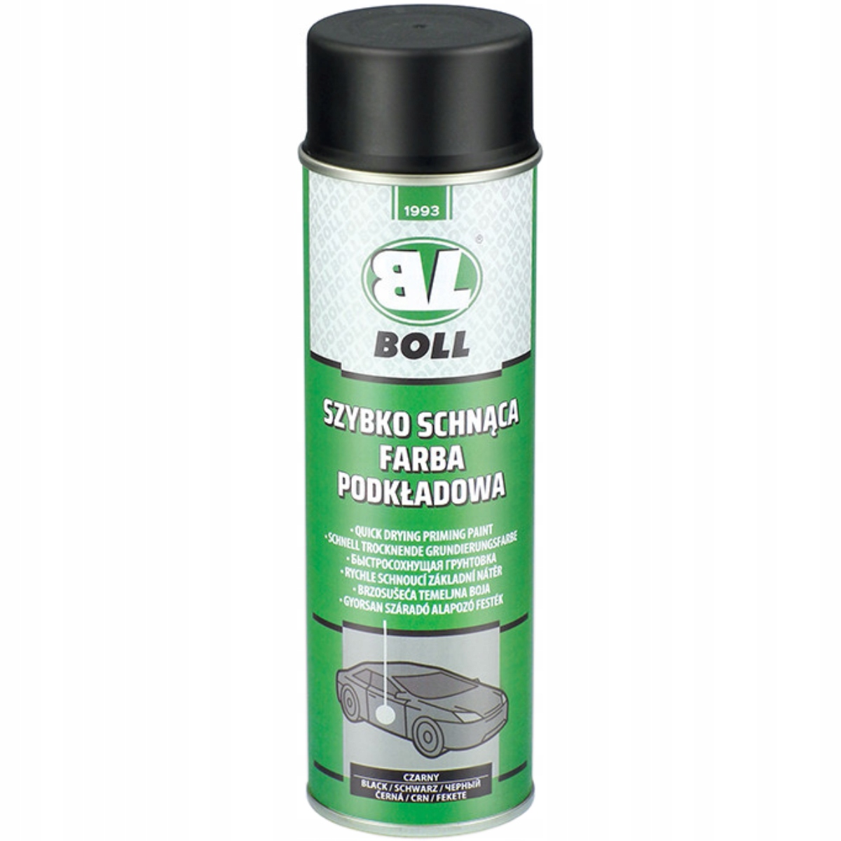 

Boll Farba Podkładowa Szybko Schnąca Czarna 500 ml