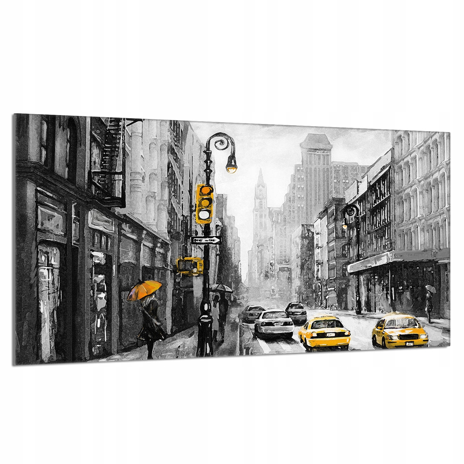 Skleněná ochranná deska na sporák 90x52 Město Do Kuchyně