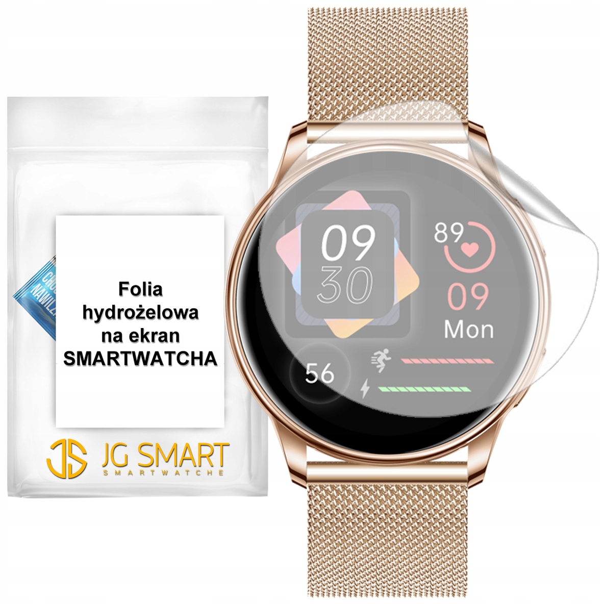 

Folia ochronna hydrożelowa na ekran smartwatcha
