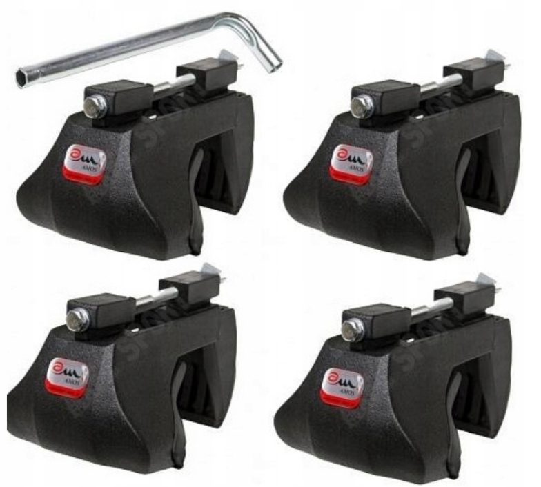 Zestaw mocujący ŁAPY Amos ALFA do bagażnika 4306 4 szt.