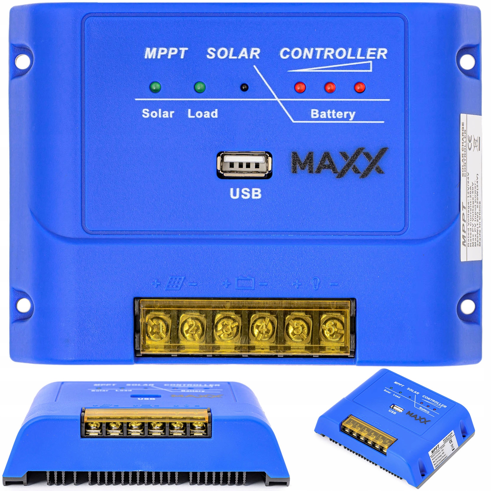 Regulator Ładowania Kontroler Do Panel Solarny Sterownik Mppt 12V 24V 15A