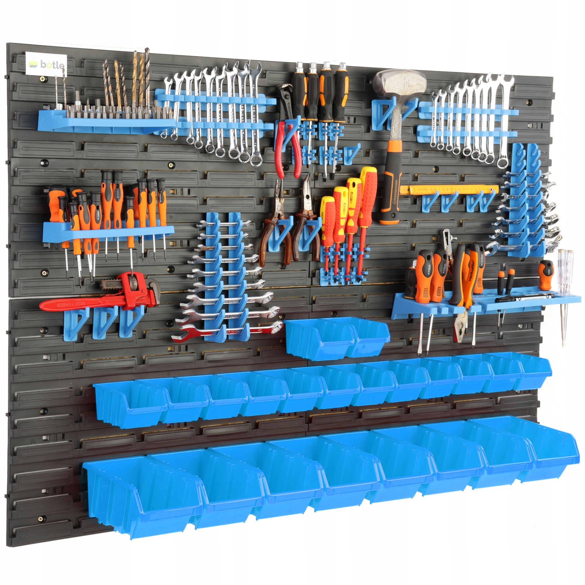 Nástrojová Deska Dílenská Stěna 115X78 CM 22 Záchodů Garáž Regál