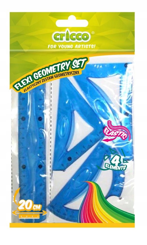 

Cricco Zestaw geometryczny niełamliwy 20 cm