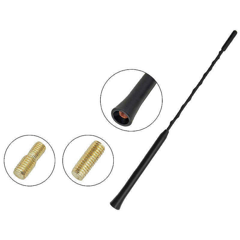 Maszt anteny sam. 30cm różne gwinty FMM301