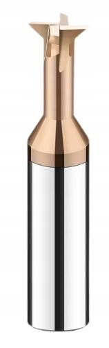 Frez węglikowy jaskółczy ogon fi 10x60mm 45 stopni do stali