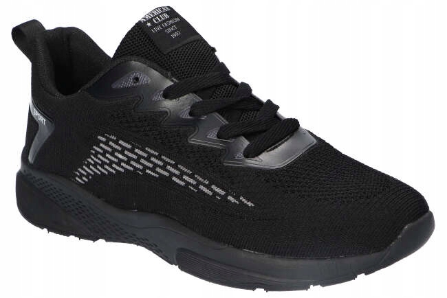 American HA61 Adidasy Pánské Sportovní Boty Bk/w 44