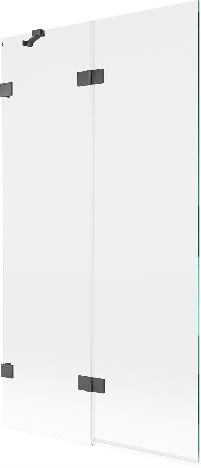 Mexen Lunar vanový paravan 2-křídlový levý 100 x 150 cm, transparentní, kar