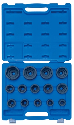 Nárazové nástavce 3/4 Krátke Veľké 24-65 mm King Tony 14ks Kufor 6424MP