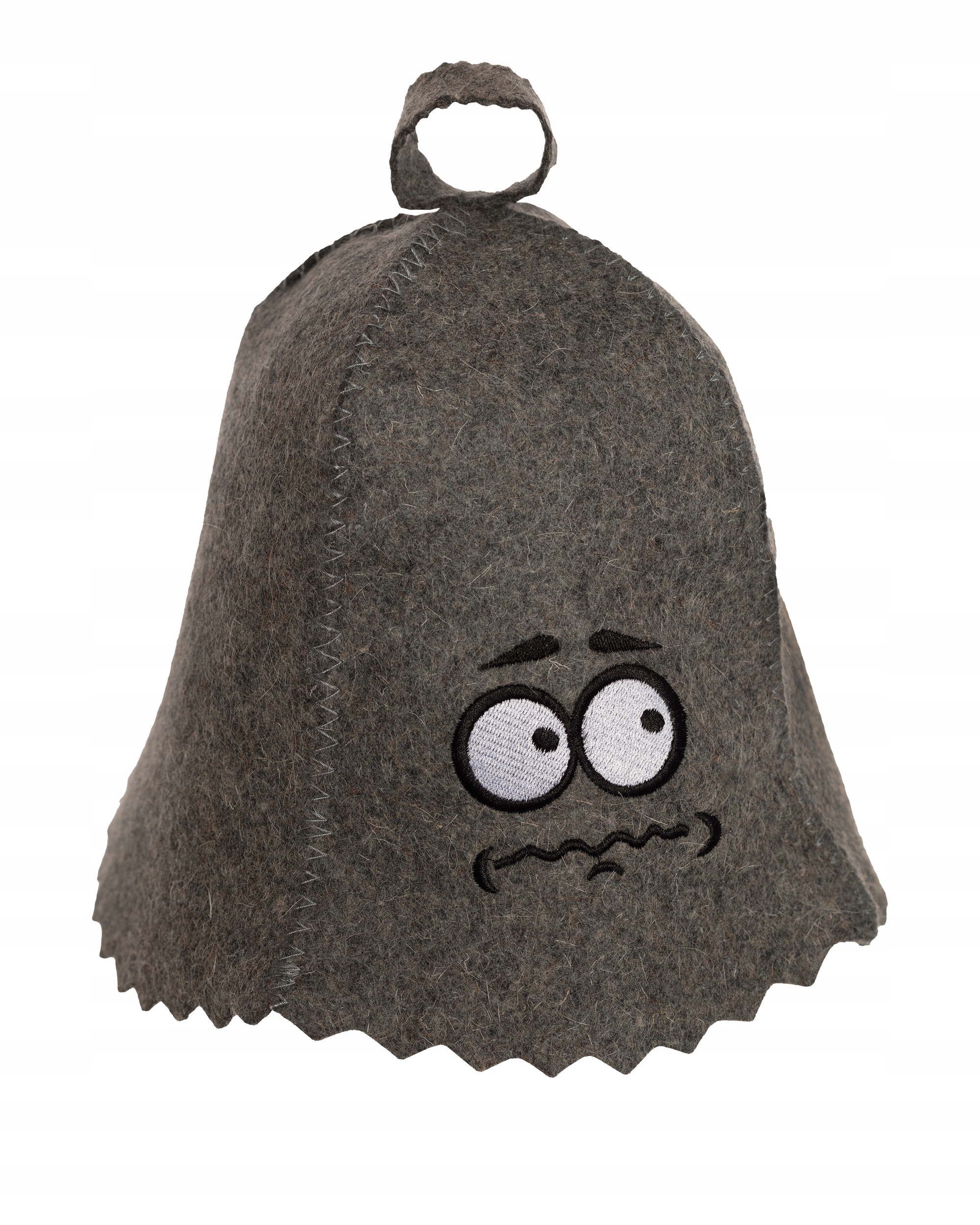 SAUNA CZAPKA SZARA FILCOWA DO SAUNY - OBSERWATOR
