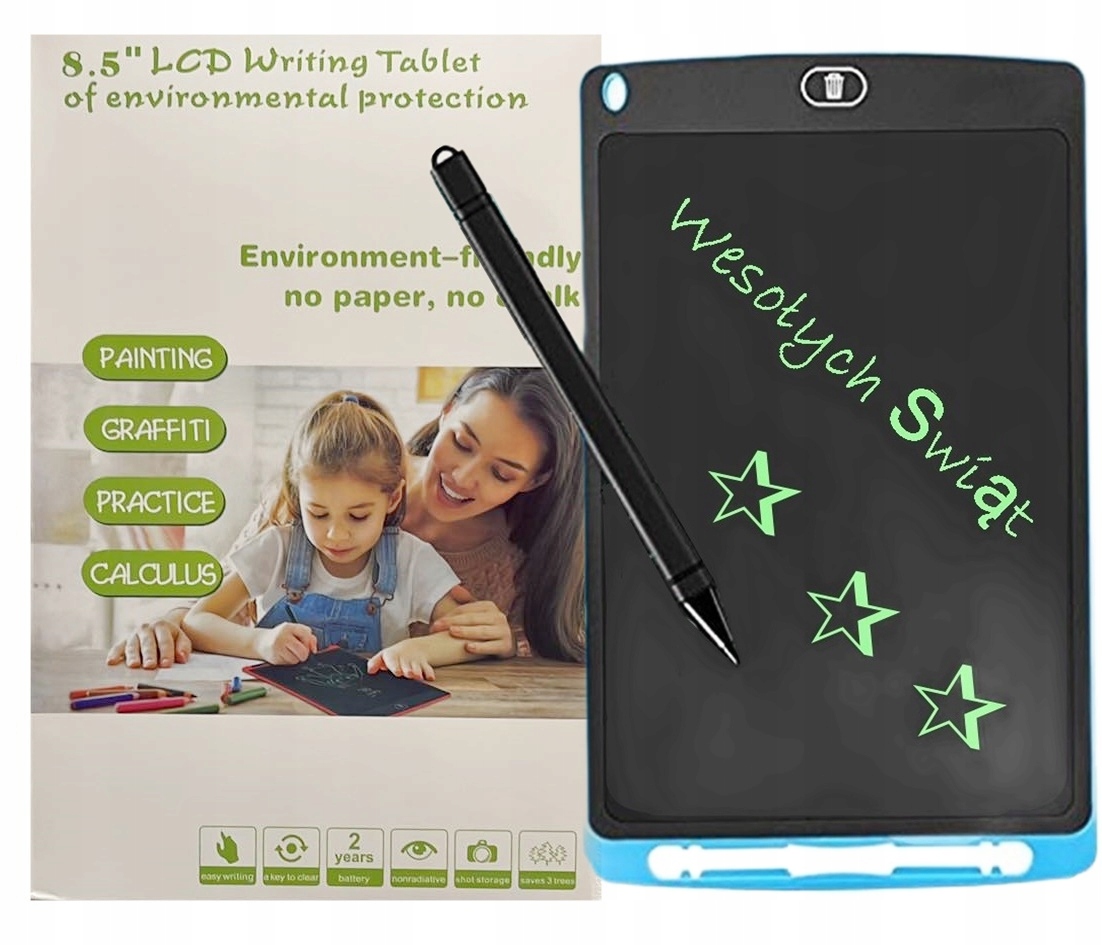 

Tablet Graficzny Znikopis Tablica Lcd 8,5 cali XXL