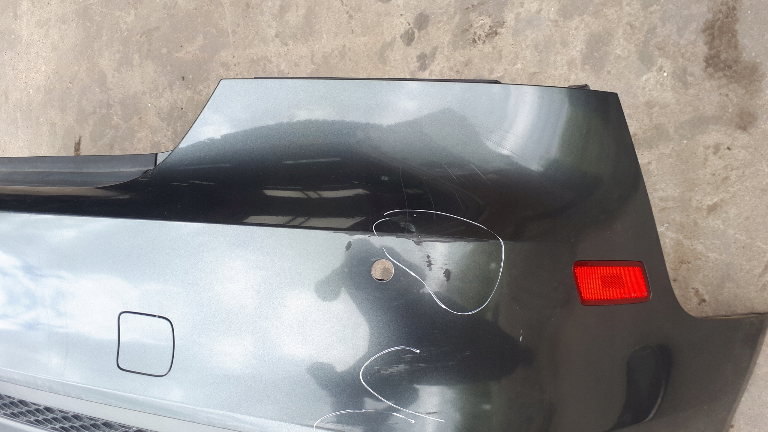 A7 4G bumper rear part rear below PDC LZ7S SLINE USA