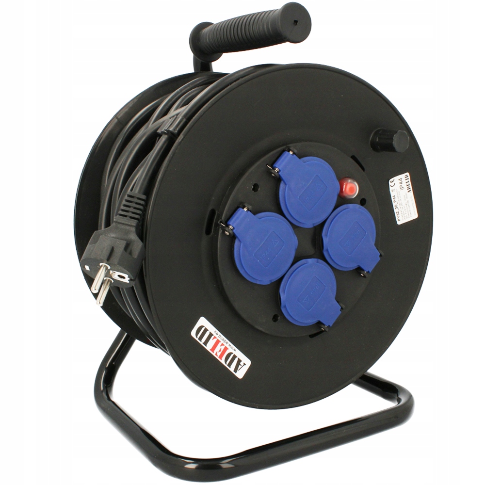 Predlžovací Kábel s bubnovým záhradným stojanom, navíjač 40 m Wj