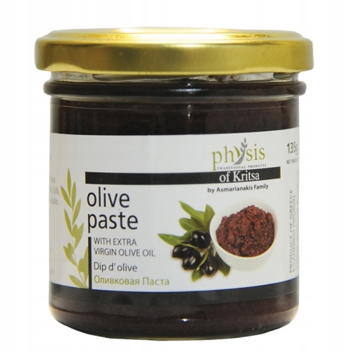 

Tapenada Grecka pasta z czarnych oliwek 135g