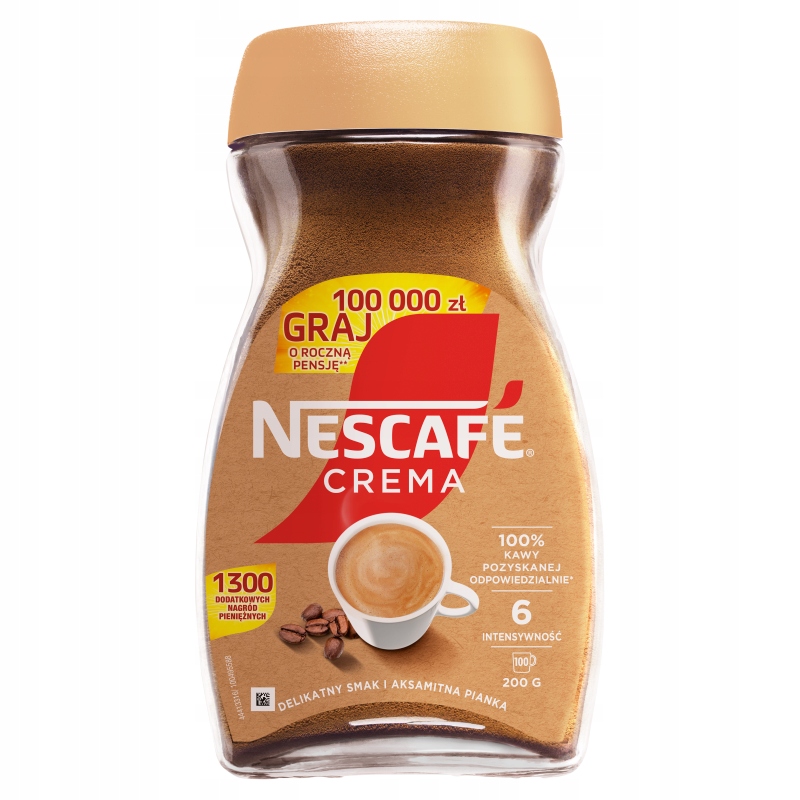 Levně Instantní Káva Nescafé Crema 200g