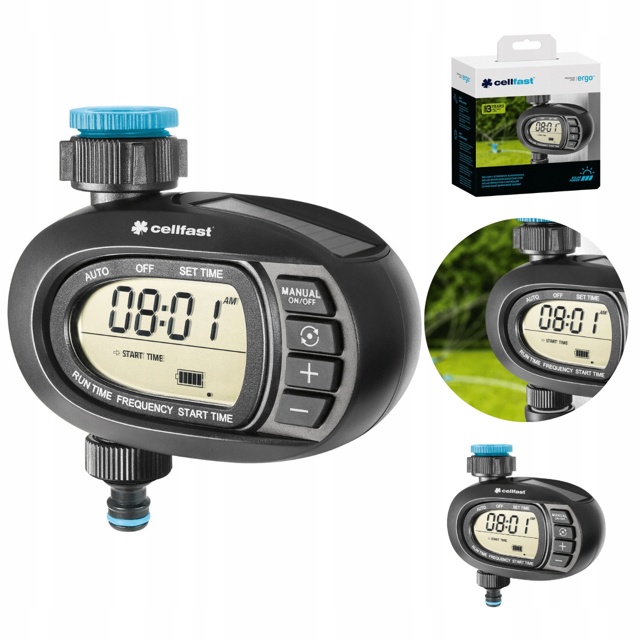 Solárny regulátor zavlažovania Cellfast Ergo 52-590