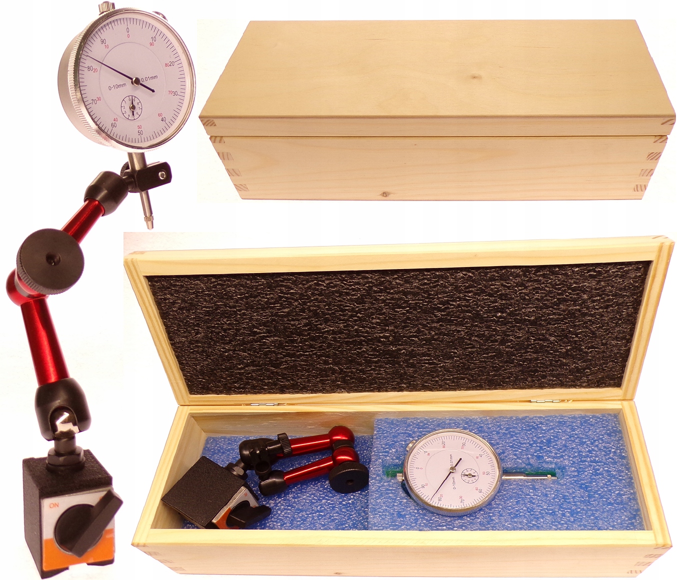 ЦИФЕРБЛАТ + ШТАТИВ З КОРОТКИМ МАГНІТНИМ ПІДСТАВОЮ