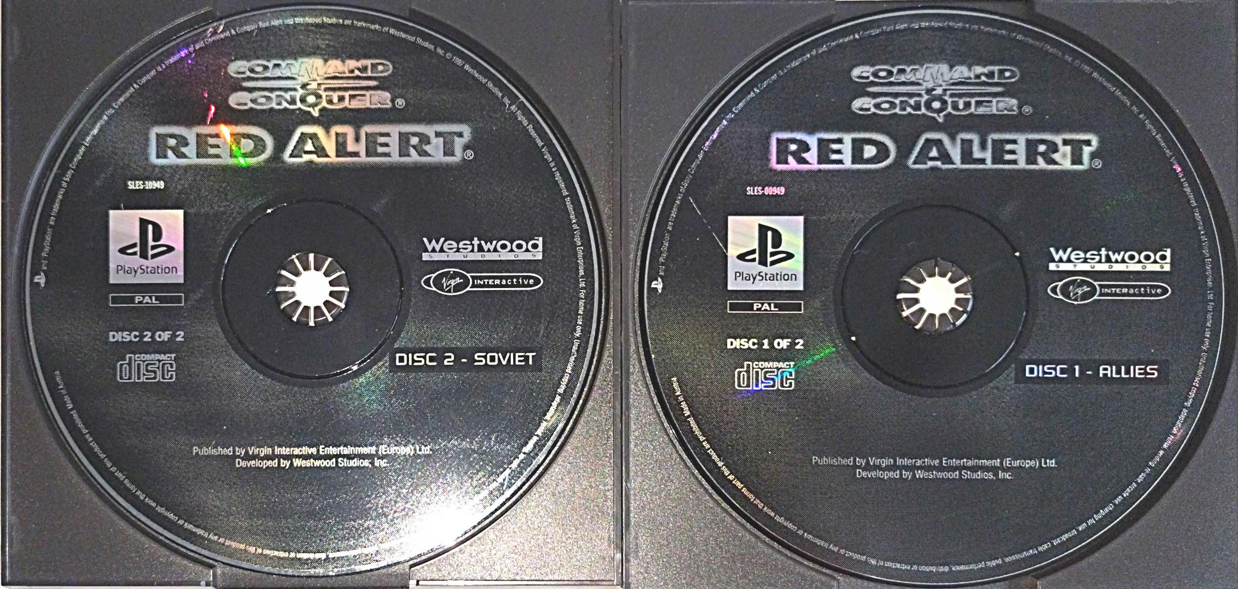 Command & Conquer Red Alert PSX SAME PŁYTY CZYTAJ OPIS !!!