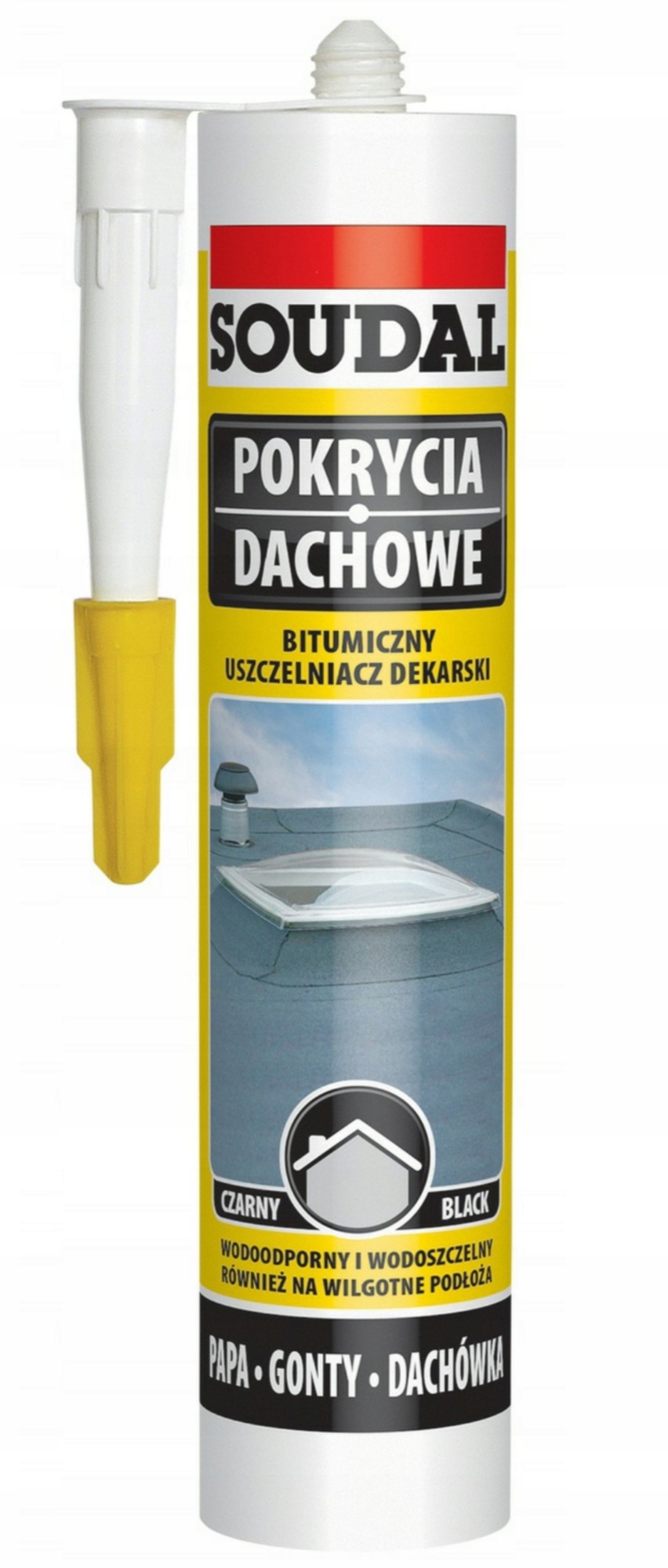 SOUDAL BITUMICZNY USZCZELNIACZ DEKARSKI CZARNY