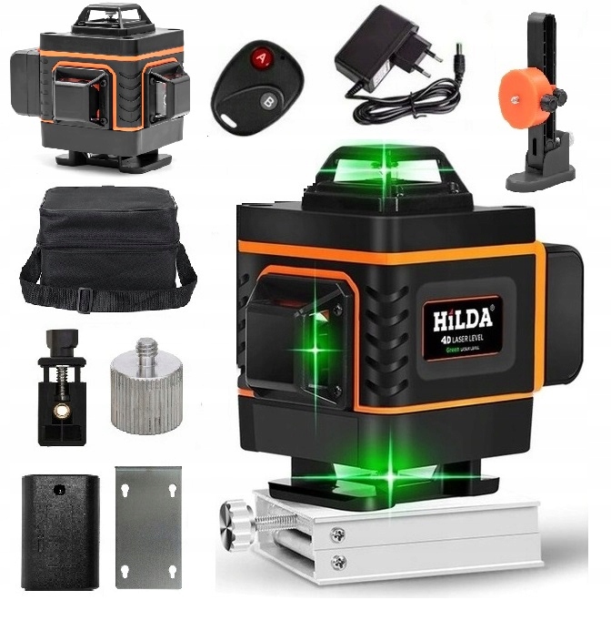 

16-LINIOWA Poziomica Laserowa 360° Laser Hilda