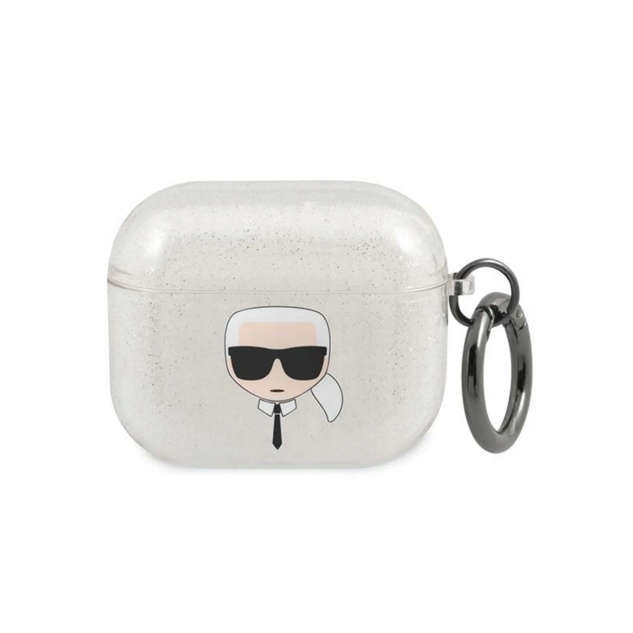 Etui Karl Lagerfeld KLA3UKHGS, srebrne AirPods 3