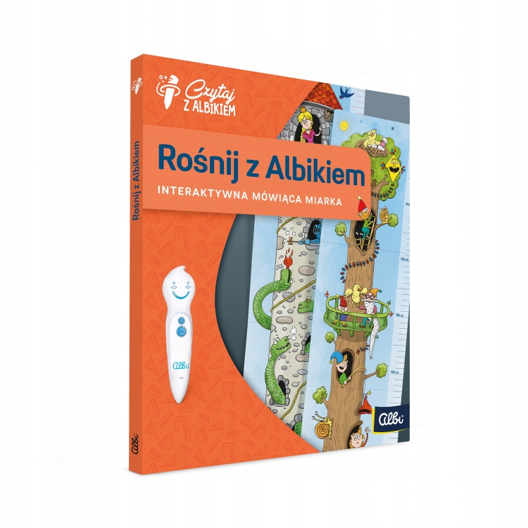 CZYTAJ Z ALBIKIEM - ROŚNIJ Z ALBIKIEM - INTERAKTYWNA MÓWIĄCA MIARKA ISBN 8590228065285