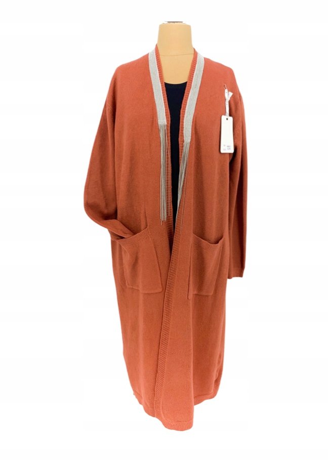 

Kardigan Narzutka Damska Długa P-m Roz. XL/XXL