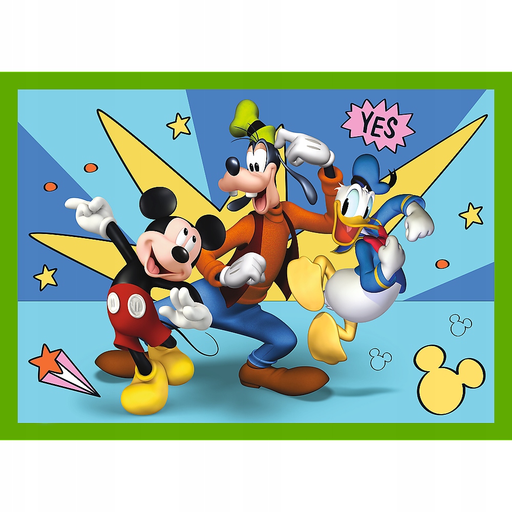 34616 TREFL PUZZLE 4w1 MICKEY - WSRÓD PRZYJACIÓŁ Kod producenta 34616