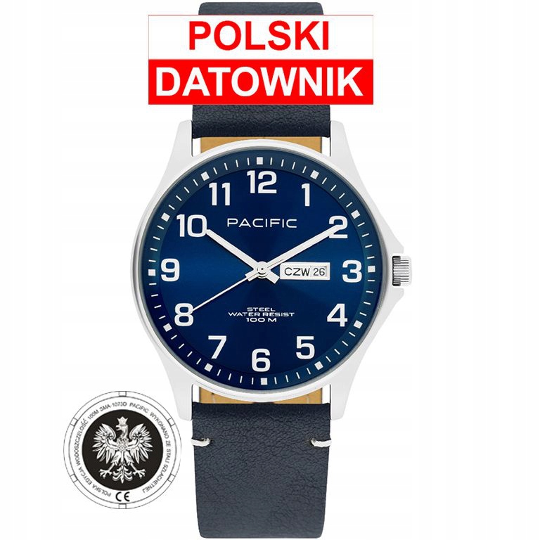 Pacific pánské hodinky klasické hodinky s datumovkou