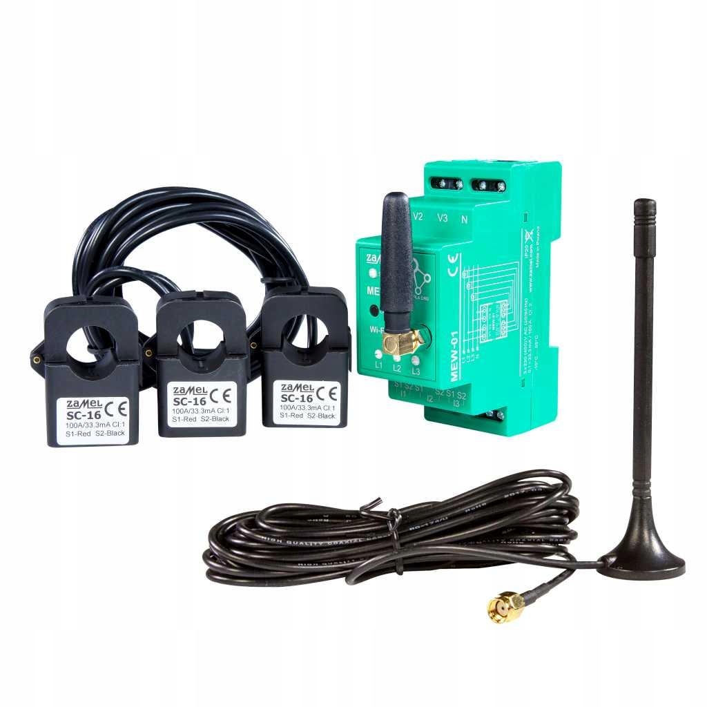 Supla monitor energie elek.Wi-Fi 3F+N MEW-01/ANT
