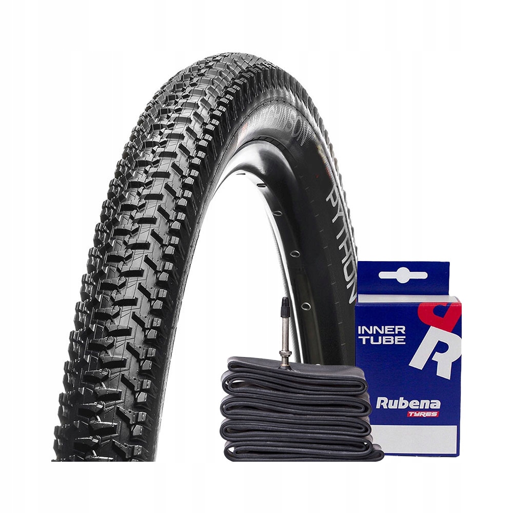 Opona rowerowa 26" Hutchinson 26 x 2.25 54-559 mocna dętka presta Zestaw