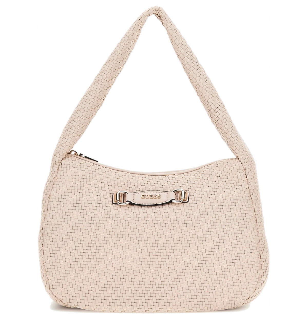 Guess dámská kabelka přes rameno z ekologické pletené kůže