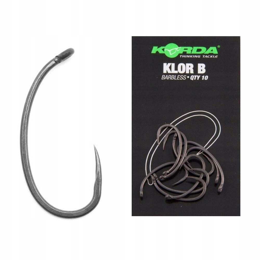 Korda Klor Barbless r.8 10szt. Haki