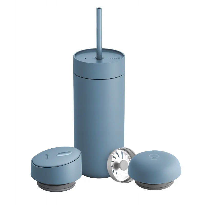 Fellow Carter Move Mug 3 w 1 Kubek termiczny 3 nakrętki niebieski 473 ml