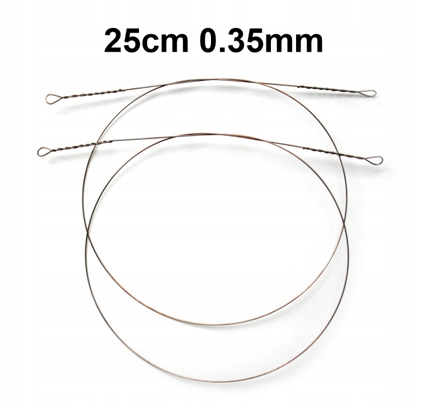 

Fanatik Przypon Stalowa Struna 25cm 0.35mm x2