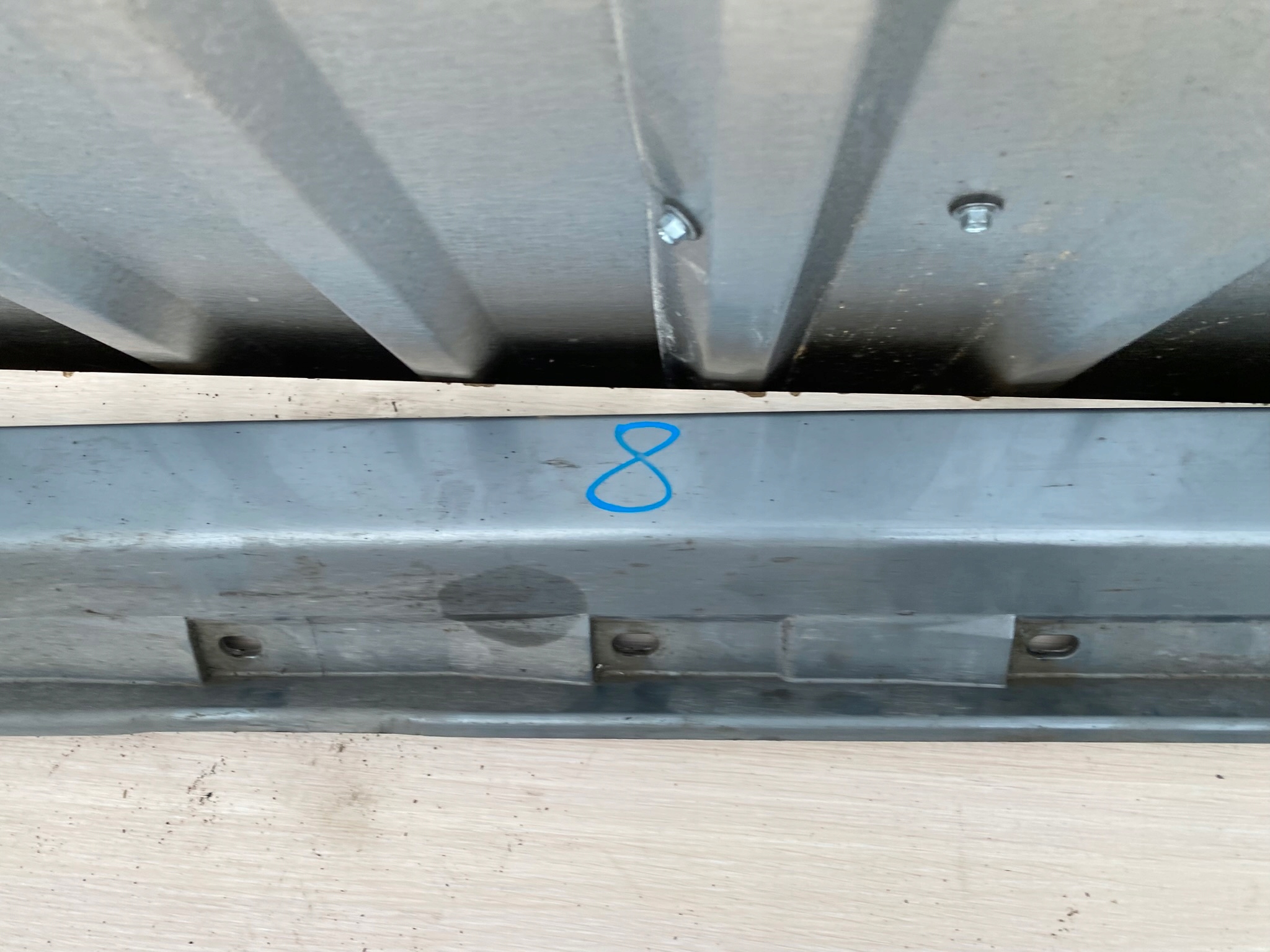 moulding threshold left AUDI A4 B7 LY7G