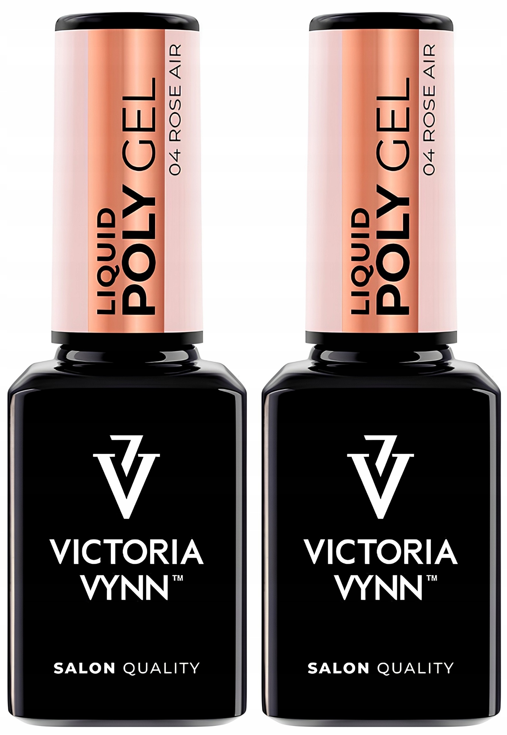 2 x Tekutý akrylový gel na nehty Liquid Poly Růžový Victoria Vynn 15 ml