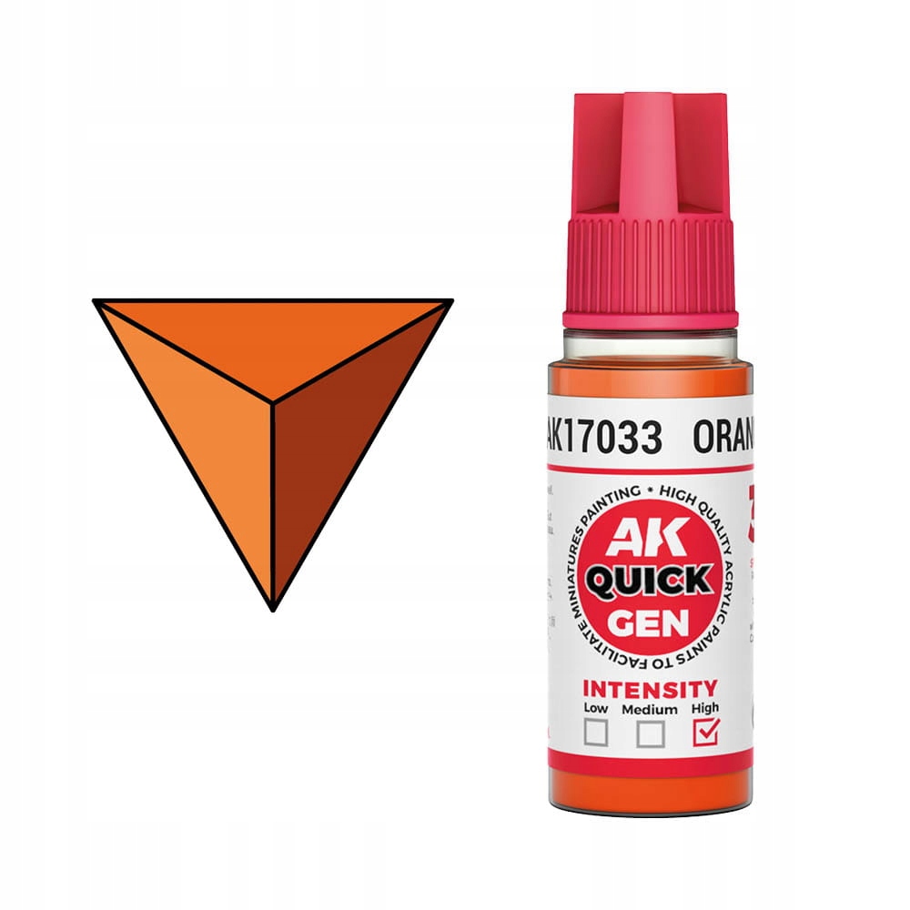 Ak Interactive 17033 Farba akrylowa Quick Gen Orange 18 ml