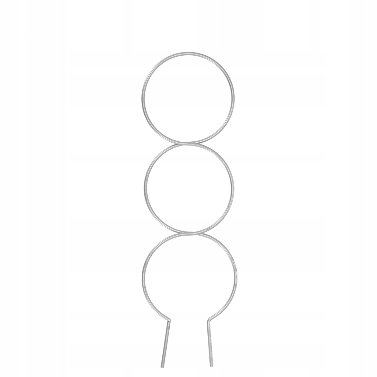 

Podpórka podpora stojak do roślin kwiatów srebrny