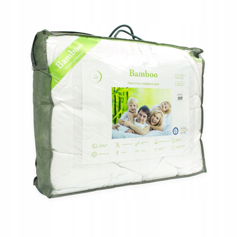BAMBUSOWA polska kołdra ANTYALERGICZNA 180x200 cm Marka Poldaun