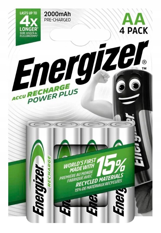 Akumulatory(NiMH) Energizer Aa (R6)2000 mAh 4 szt.